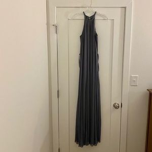 David’s Bridal floor-length bridesmaid dress